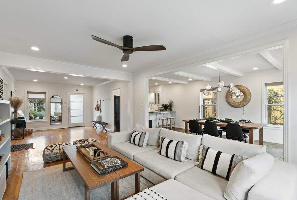 Open living room