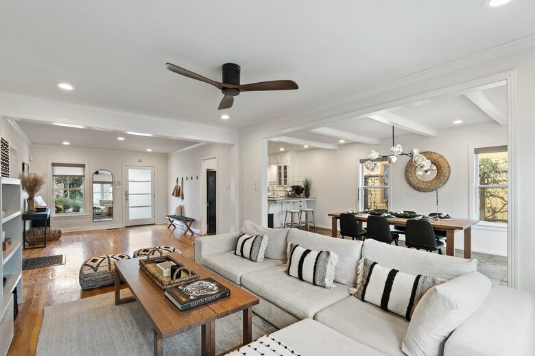 Open living room