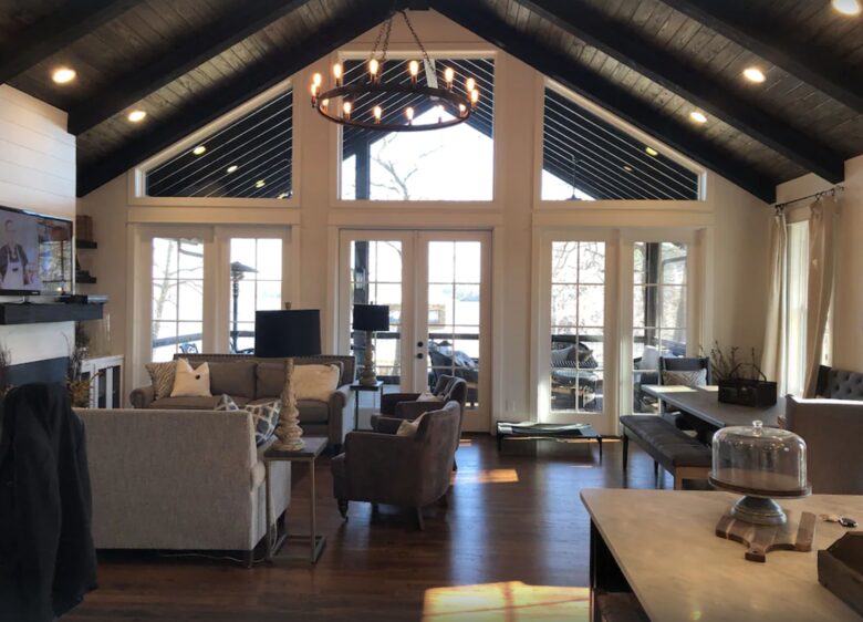 Open living room