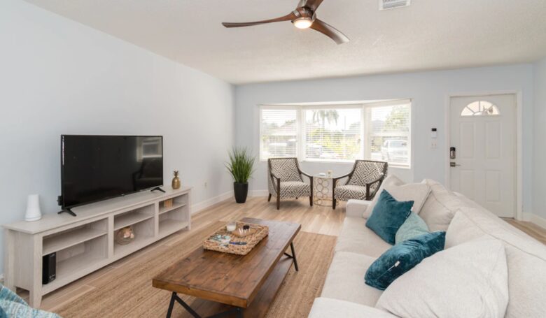 Open living room