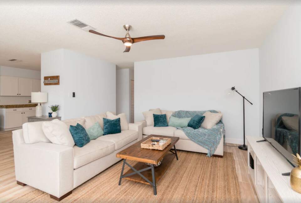 Open living room