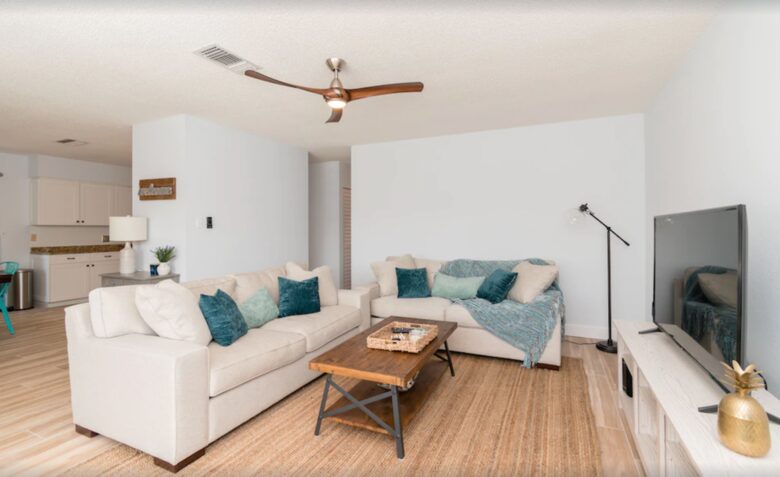 Open living room