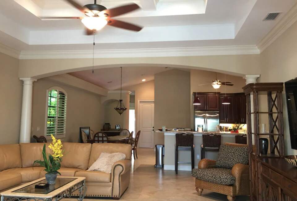 Open living room