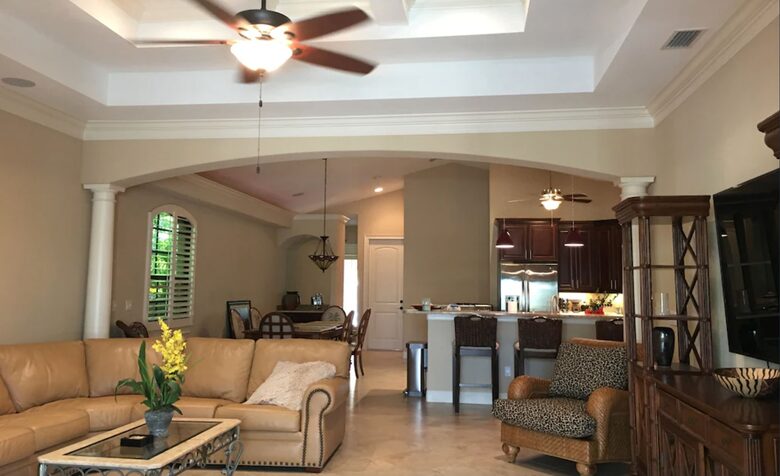 Open living room