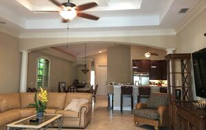 Open living room