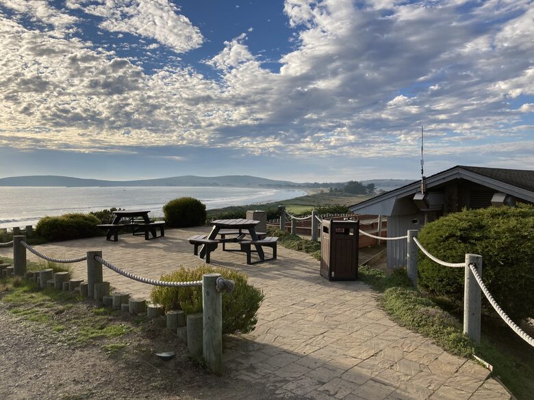 Bodega Harbour HOA picnic and bocce ball area.