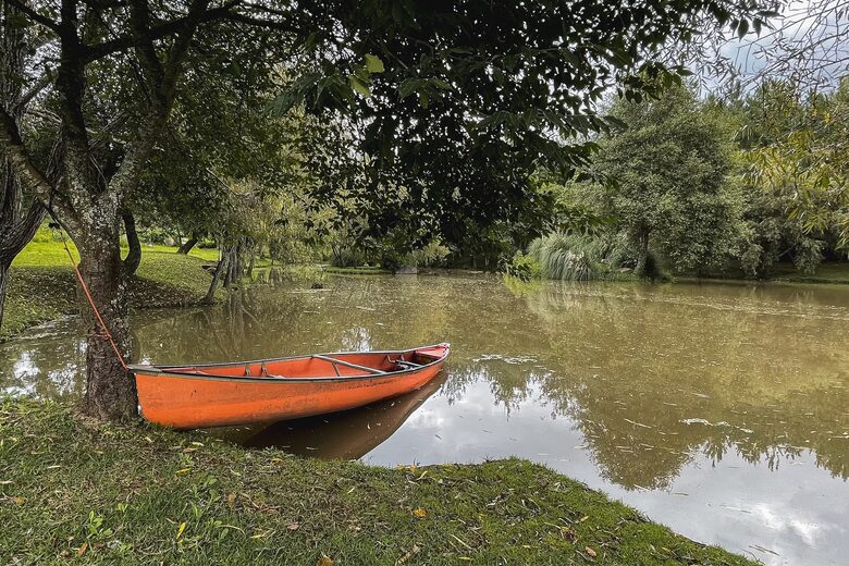 Canoe at Condo Lake