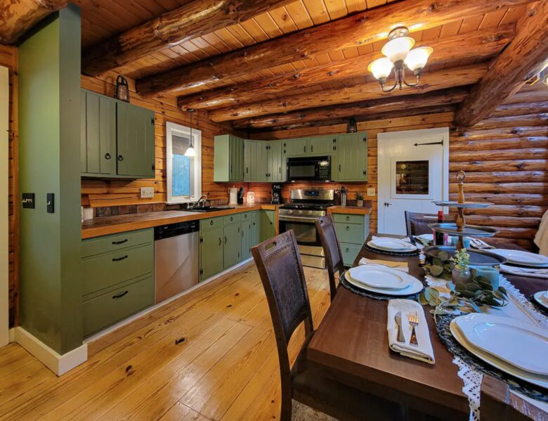 Kitchen and dining