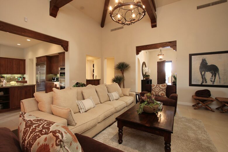 Open living room