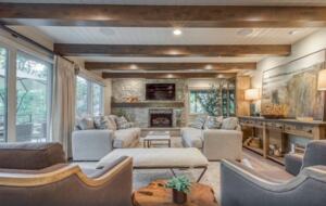 Open living room with views