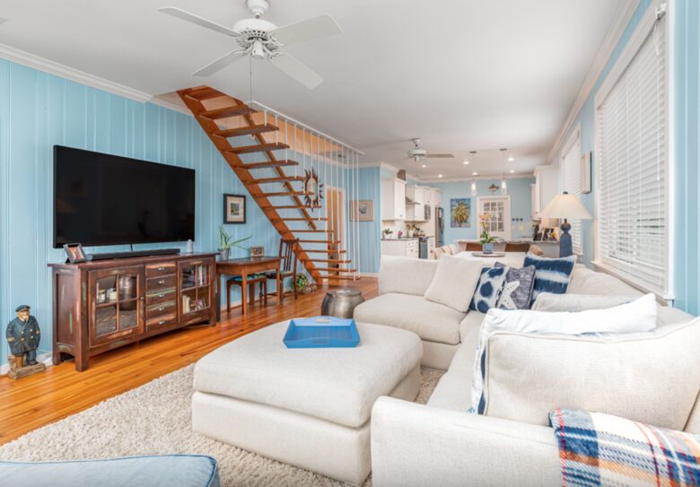 Open living room