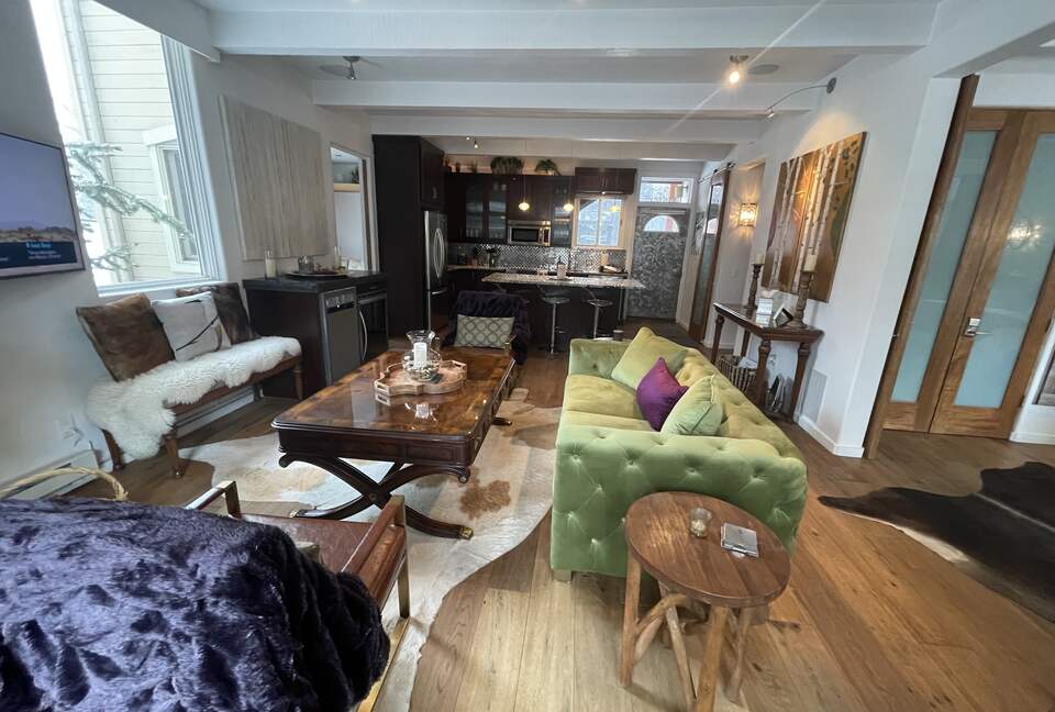 Open living room