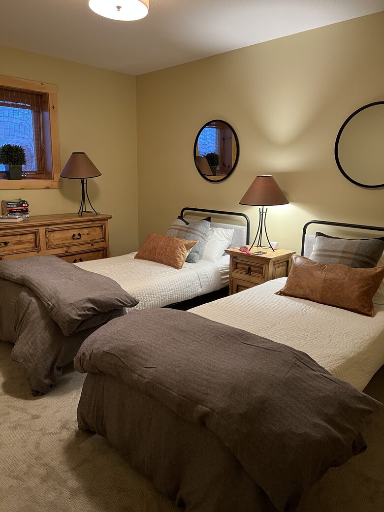 Basement - Two twin XL beds