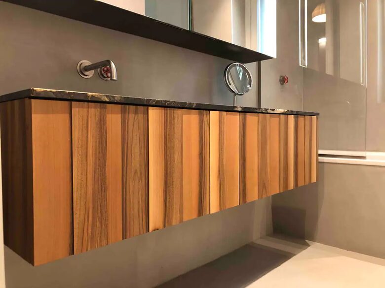 Master bath with shower and bath