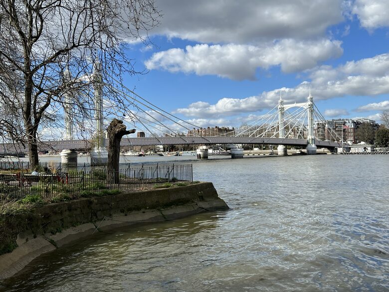 the river in winter