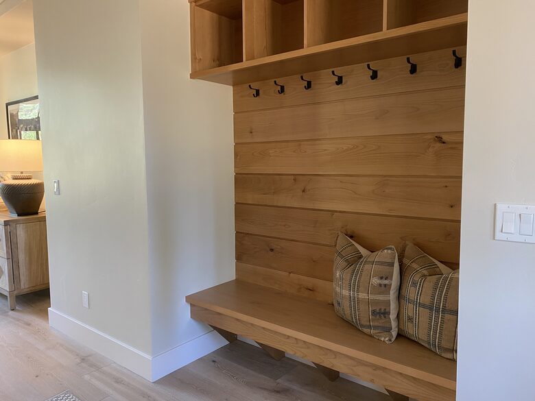 Front door bench