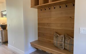 Front door bench