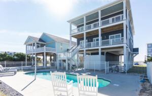 Sun-Soaked Beach Getaway - With a Pool! - Oak Island, North Carolina
