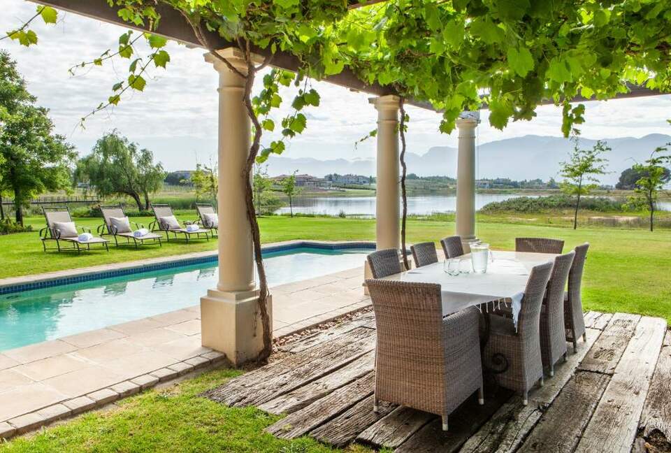 Front Garden with pool