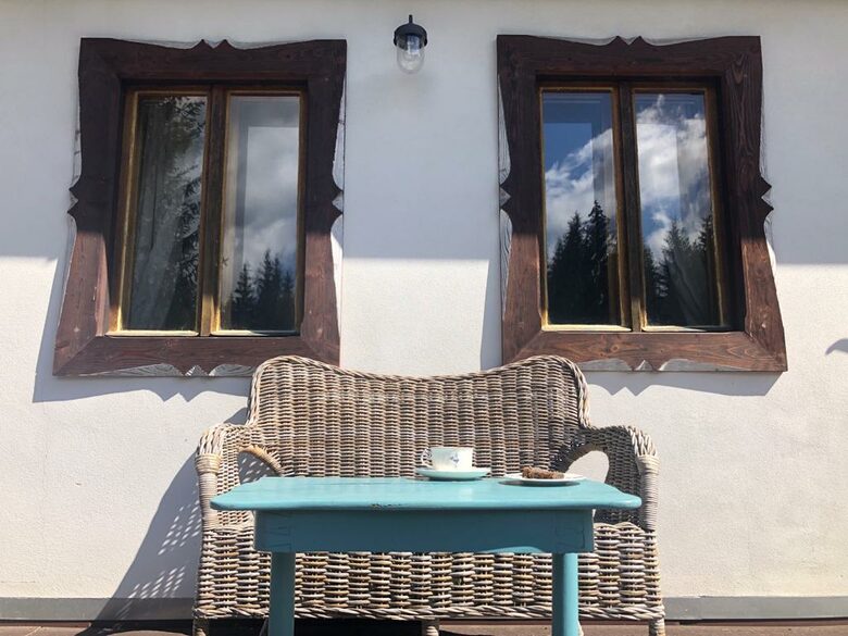 The terrace