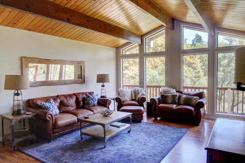 Cabin with Soaring Windows and Hot Tub Near Yosemite - Groveland, California