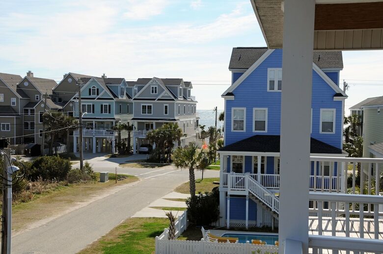 Ocean View from Second Floor Master Bedroom Private Deck
