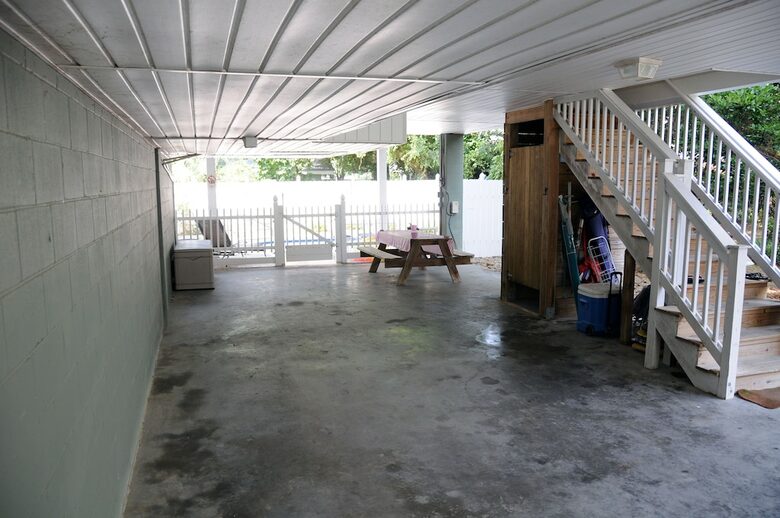 Covered Parking and Private Driveway