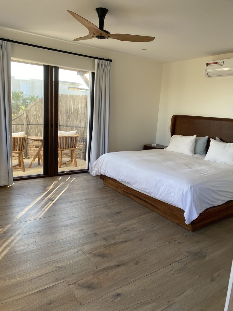 Separate casita suite with King Bed