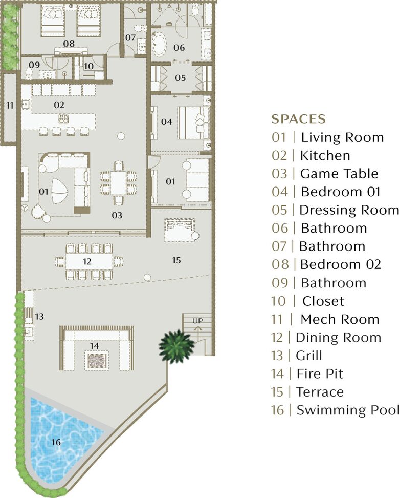 Viceroy Los Cabos - Two Bedroom Garden Villa - San Jose del Cabo, Mexico