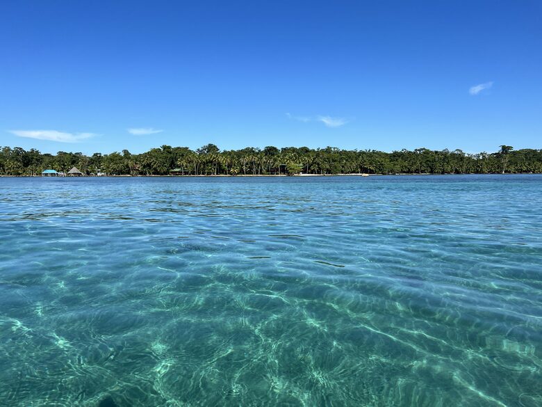 On the boat ride back to the main island of Colon