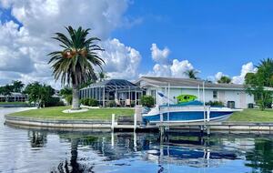 Tropical Waterfront Home with a Pool and Gulf Access - Punta Gorda, Florida