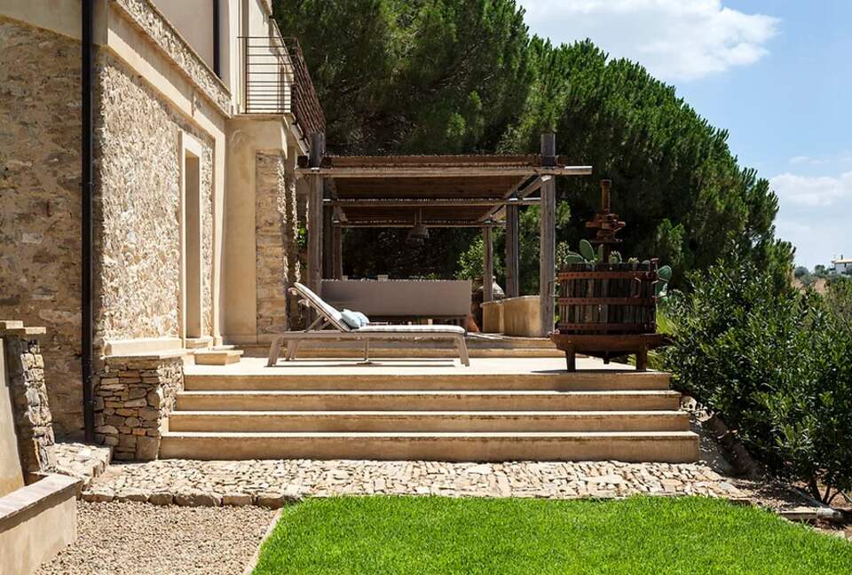 Front terrace