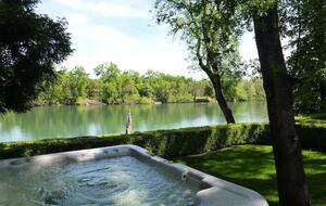 View from the hot tub