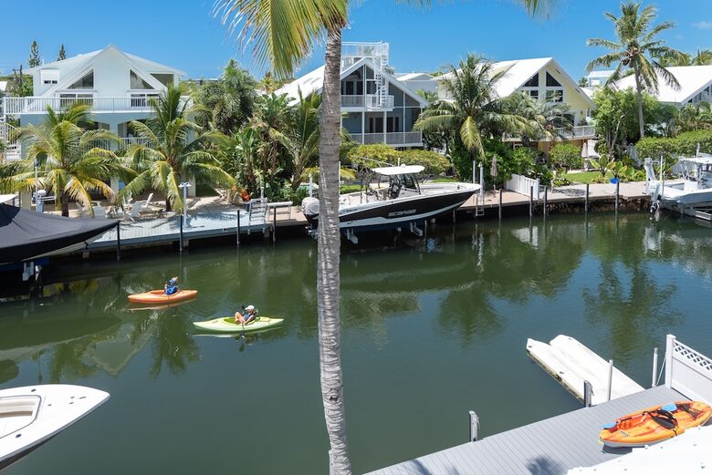 Tropical Waterfront Home with Boat Dock and Heated Pool - Key Largo, Florida
