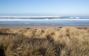 Walk to the beach right through the dunes