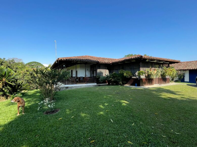 Vista de la casa