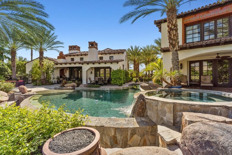 Private Lake Front Spanish Hacienda - Indio, California