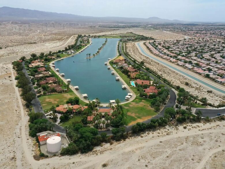 Private Lake Front Spanish Hacienda - Indio, California