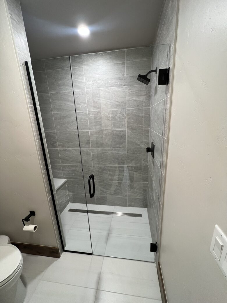 Basement bathroom