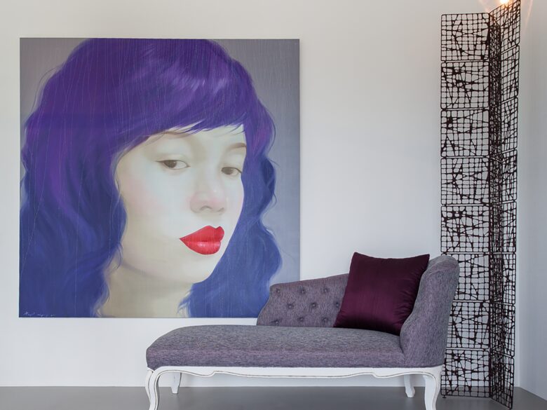 Master bedroom art