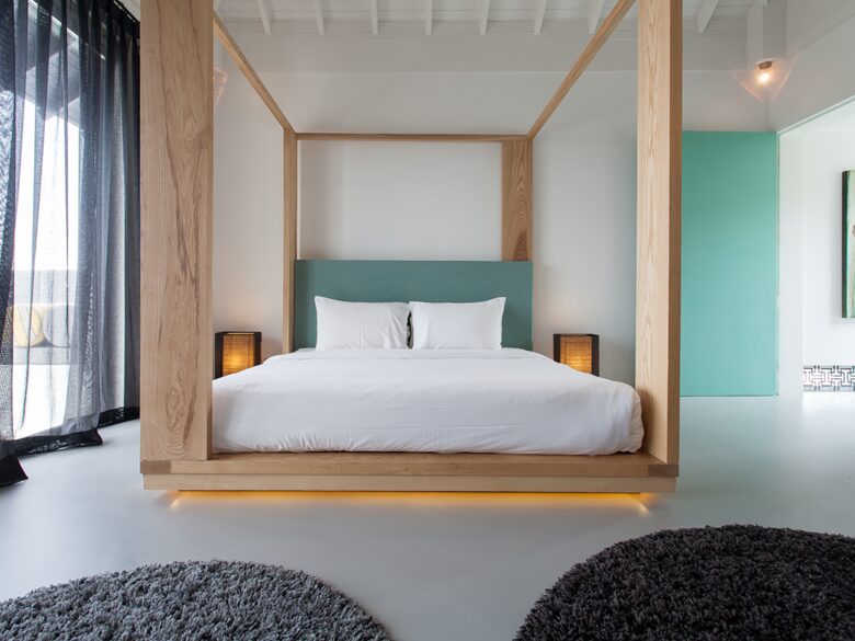 Master bedroom has its own floor upstairs