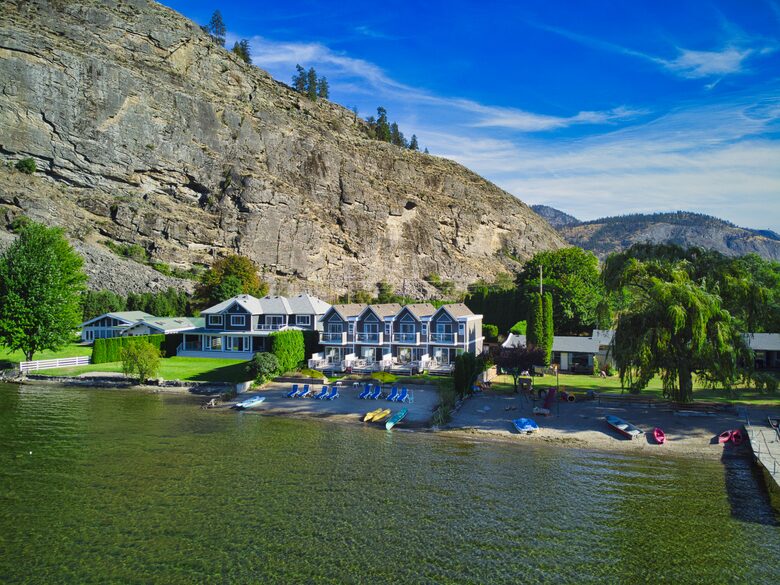 Wine Country Lakeside Retreat with private beach, rock climbing, wine tours, and more | Four Residences - Oliver, Canada