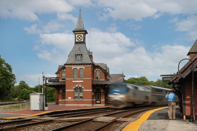 Local train station