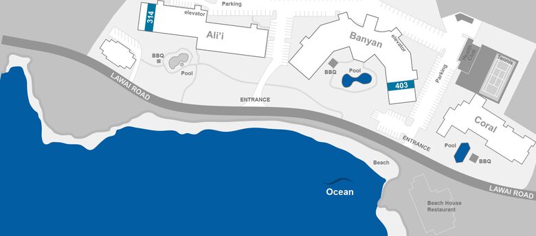 Lawai Beach Resort | Coral Two-Bedroom / Two Bath Residence - Koloa, Hawaii