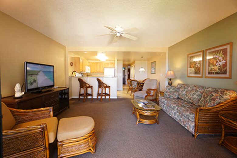 Lawai Beach Resort | Banyan One-Bedroom / One Large Bath Residence - Koloa, Hawaii