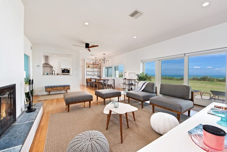 Oceanfront Estate in the Space Coast w/heated pool and 2 villas - Indialantic, Florida