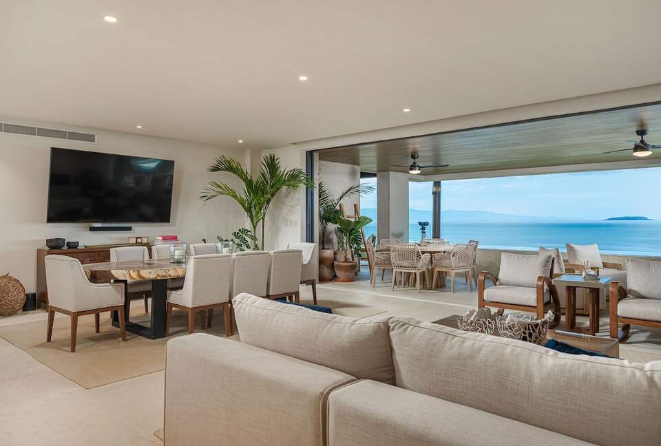 Casa Corpeteña |  Unobstructed Pacific and Bay Views | Includes Golf Cart - Valle de Banderas, Mexico
