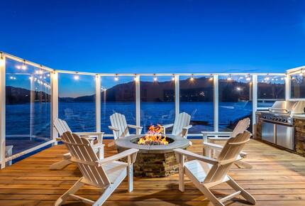 The Point | Lakefront Retreat with private beach and deep water dock - Big Bear Lake, California