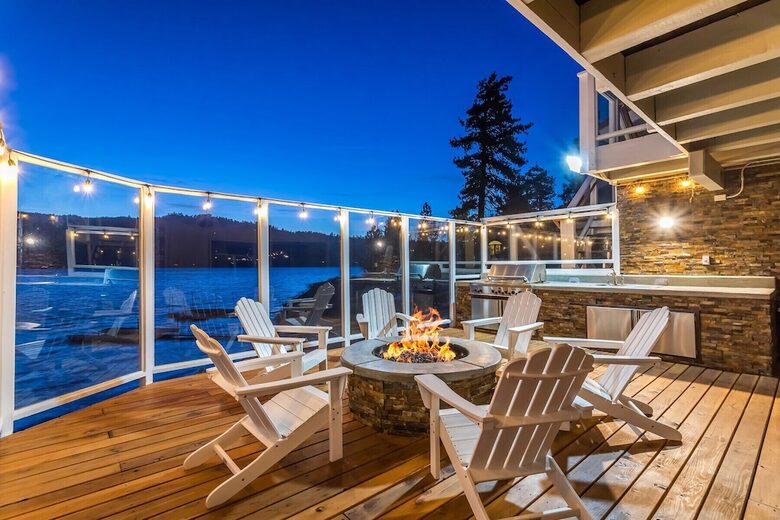 The Point | Lakefront Retreat with private beach and deep water dock - Big Bear Lake, California
