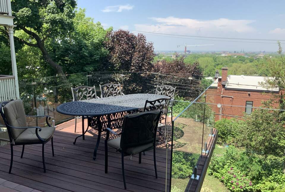 Balcony with view